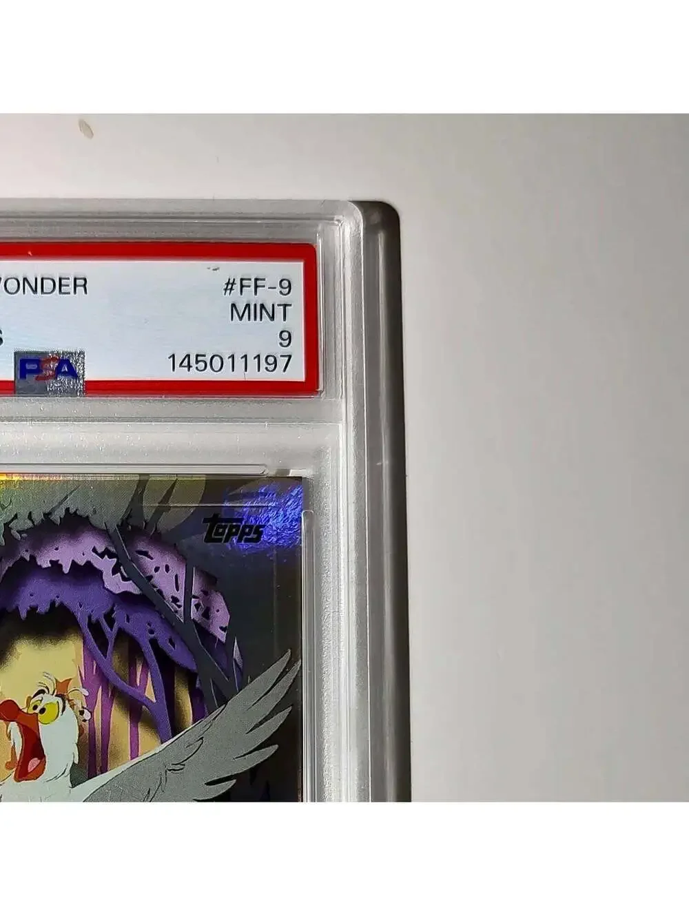Scuttle 2025 Topps Disney #FF-9 Furry Friends Card The Little Mermaid PSA 9 MT